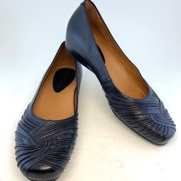 Earthies‎ Vanya Flat Shoes, Black Mooshie Flats 6.5 - Picture 1 of 5